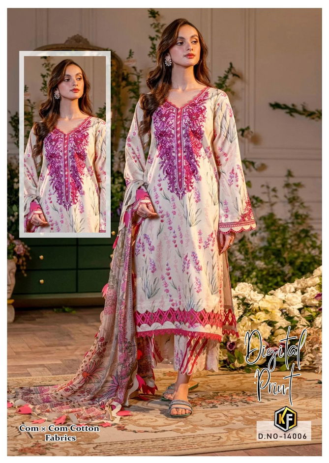 Sobia Nazir Luxury Vol 14 By Keval Cotton Pakistani Dress Material Wholesale Market In Surat
